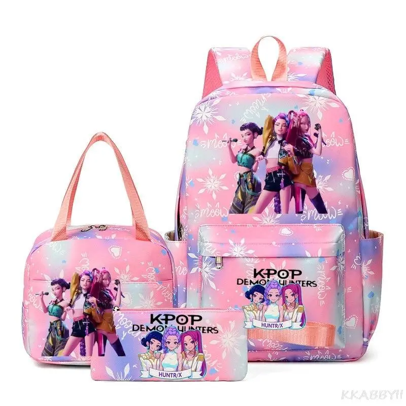 Backpacks Kpop Printed Women's Girl's Travel Outdoor Backpacks With Lunch Bags Lightweight Teens Laptop Mochila #YEY