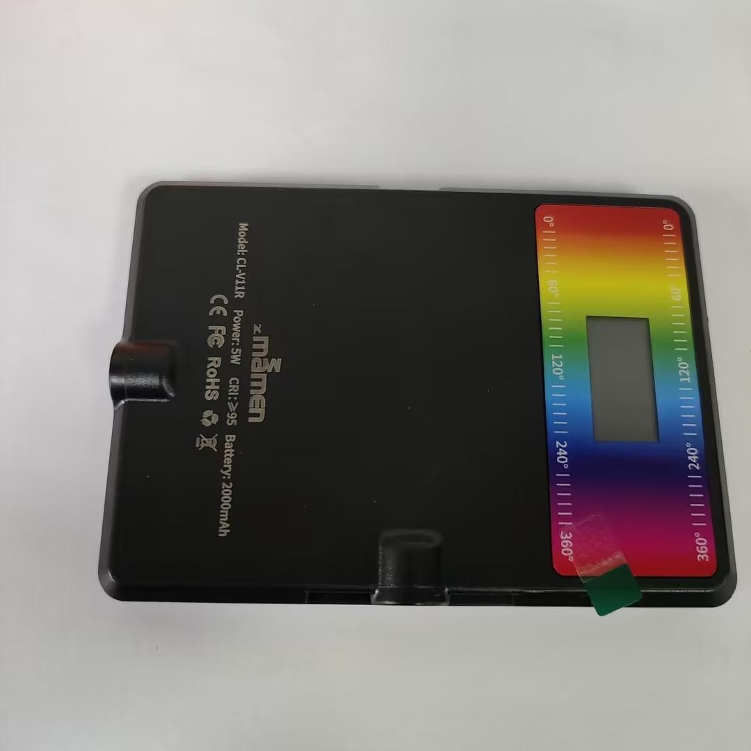 Selfie Light with Phone Holder & Light Clip, 1 Count Led Fill Light RGB Phone Light with 24 Light Effect, Full Color Light For Tablet, Laptop, Video Conference, Party Video