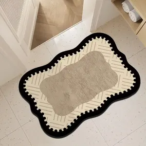 Thick Absorbent Bath Mat, Super Absorbent Non-Slip Rug, Quick Dry Durable, Easy to Clean, Suitable for Bathtub, Shower Room, Home Bathroom Floor Pad, Non Slip Shower Mats For Inside Shower