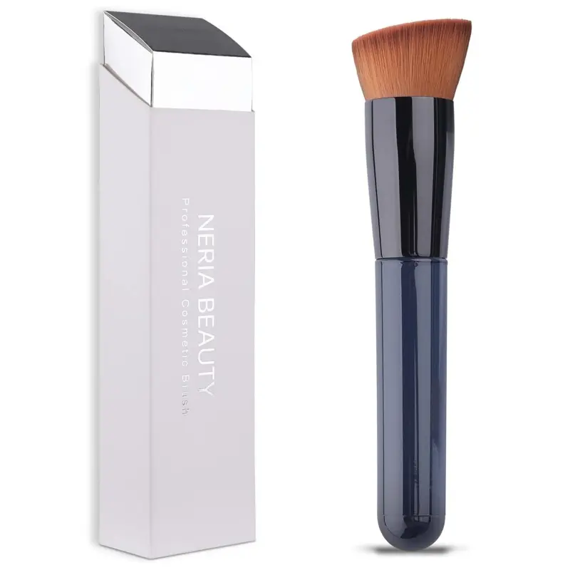 Brush, Flat Top Kabuki Foundation Brush for Liquid Makeup, Cream, Powder, Travel Size Face Foundation Blending Makeup Brushes (131)- : Beauty & Personal Care