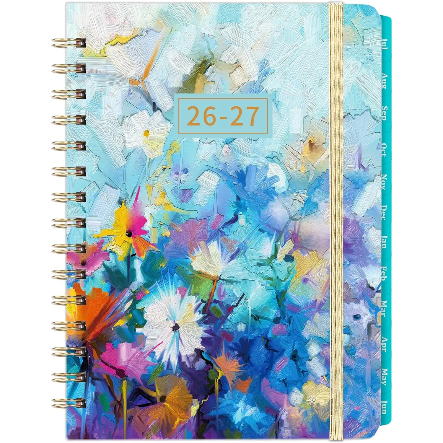 Planner 2026-2027 - 2026-2027 Planner, July 2026 - June 2027 | 6.3’’ × 8.4’’, Weekly and Monthly with Tabs, Inner Pocket, Academic Planner for Teacher Student School