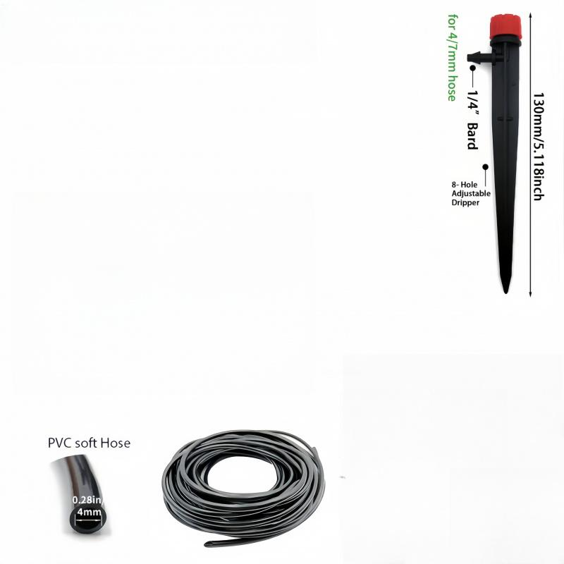 Automatic Drip Irrigation Kits with Water Timer, Quick Connector for Garden Watering, Easy Programmable Hose Timer for Outdoors, Garden Irrigation System, Automatic Watering Devices