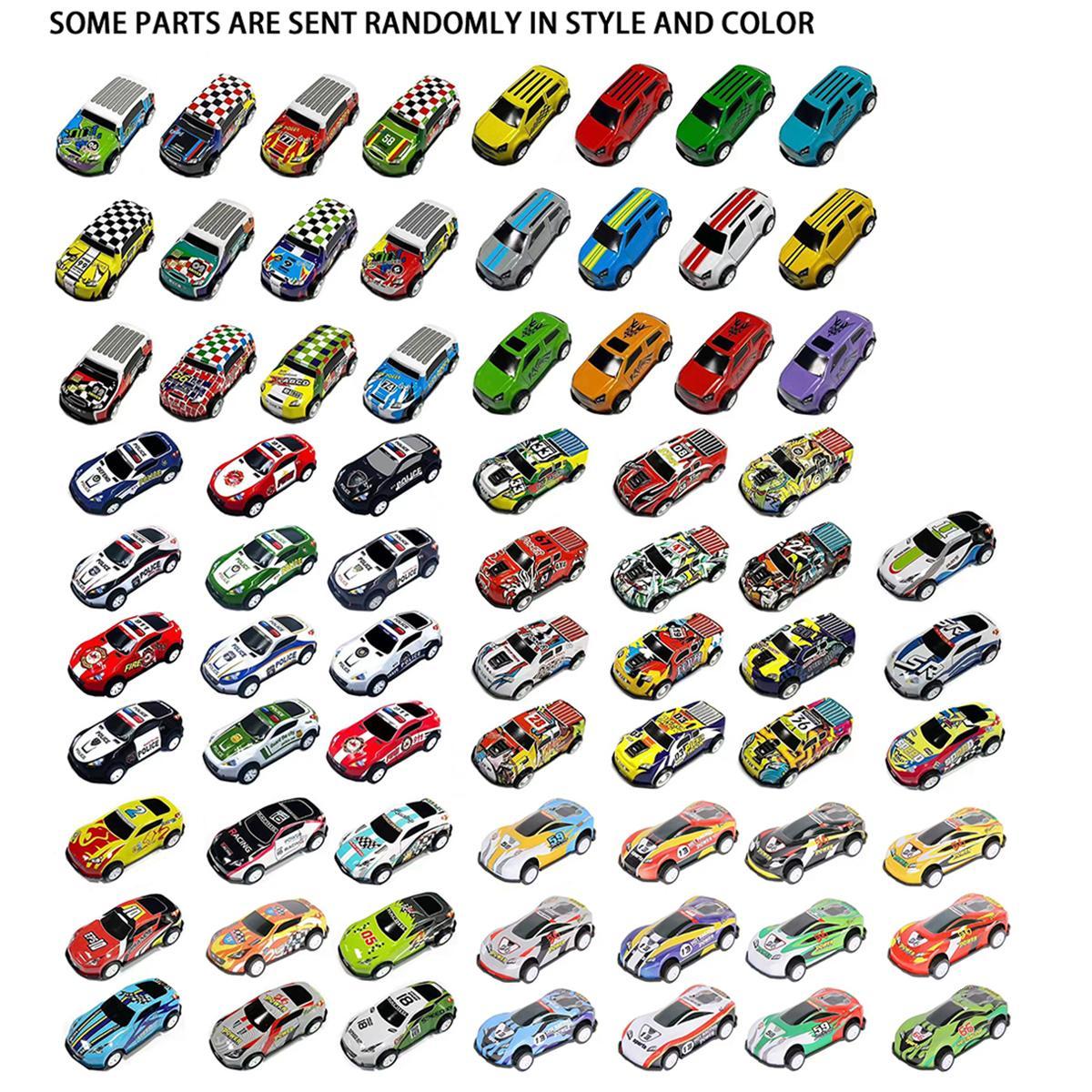 Random Color Pull-Back Car Toy with Storage Box, 24pcs/box Mini Race Cars, Birthday Gifts for Boys & Girls, Diecast Metal Car, Men Gifts #GLOBAL PICKS
