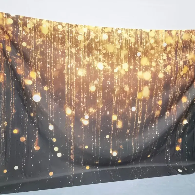 Glitter Dot Pattern Backdrop, Sequins Backdrop Panels, 1 Count Romantic Exquisite Background Banner, Wall Decoration Banners for Birthday Party Anniversary Garden Photography, Ornaments