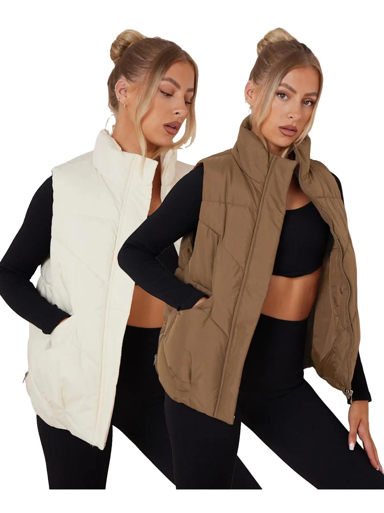 Women's Casual Loose-Fit Vest Jacket, Thick Woven Fabric, Fall & Winter Festival Style, Comfortable Daily Wear Outerwear