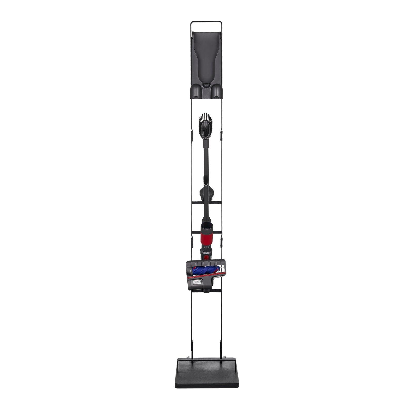 VEVOR Vacuum Stand, Compatible With Dyson V6 V7 V8 V10 V11 V15, Stable Vacuum Stand Holder with 4 Hooks for Dyson DC30 DC31 DC34 DC35 DC58 DC59 DC62 D74 Cordless Upright Vacuum Cleaners & Accessories