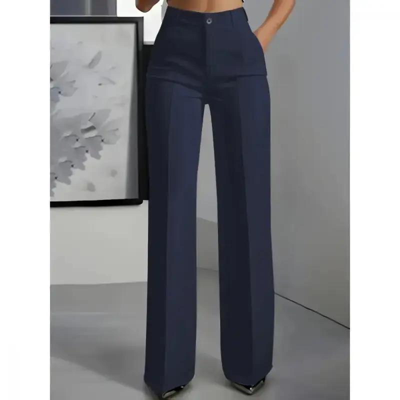 2026 Women’s Straight-Leg Dress Pants for Work, Classic Business Trousers, Office Suit Pants, High-Waisted Professional Pants