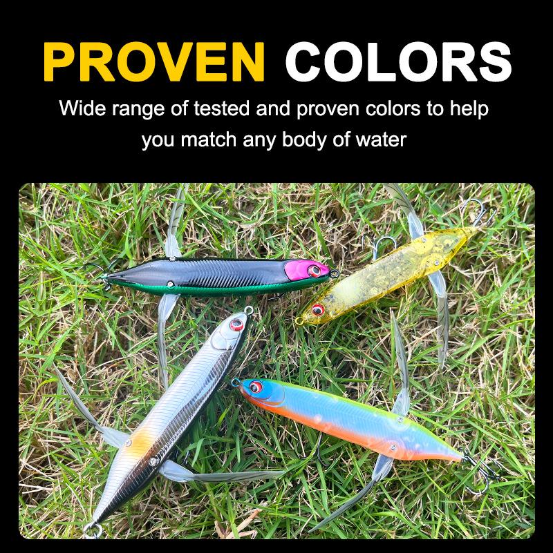 Topwater Dragonfly Fishing Lure Floating Whopper Plopper Style Bait Realistic Insect Artificial Lure Sharp Hooks for Freshwater Bass Snakehead Pike Perch Outdoor Angling Fishing Tackle