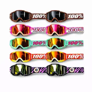 Outdoor Motocross Goggles Windproof UV Protection Riding Glasses Trendy Off-Road Motorcycle Ski Cycling Protective Eyewear Gift for Men and Women