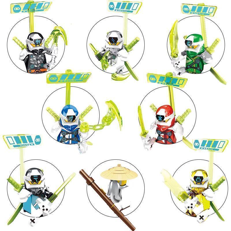 Anime Cartoon Model Bricks Lloyd Kai Jay Zane Cole Nya Mini Compatible Assemble Action Figures Movable Toys Building Blocks popular