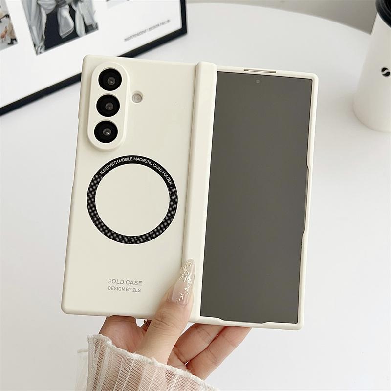 Magsafe Ultra Thin Matte Hinge Case for Samsung Galaxy Z Fold 7 6With S Pen Slot Wireless Charging Screen Glass Shockproof Cover