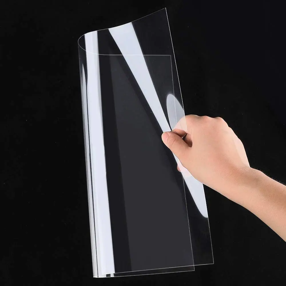24- 4 Mil Blank Stencil Material, Transparency Template, Mylar Stencil Sheets, Clear Plastic Sheets, 12x12 Inches