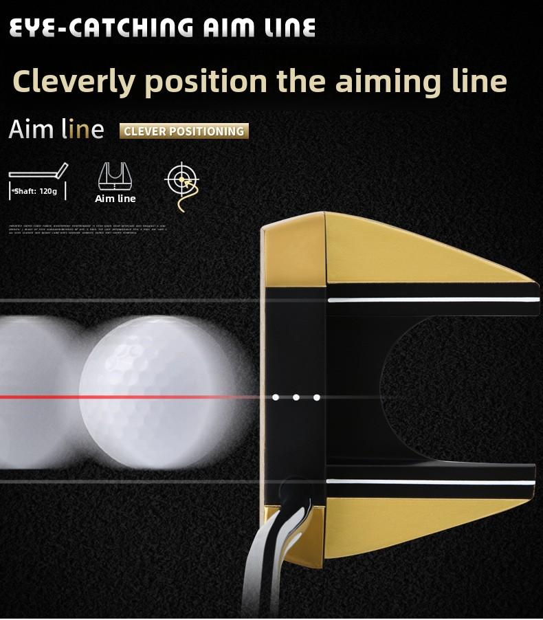 Golf Putter - Men's & Women's - Stainless Steel Stepless Shaft, Low Center of Gravity