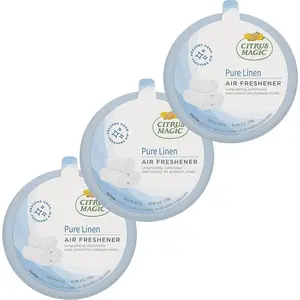 Citrus Odor Absorbing Air Freshener, Pure, 8-Ounce, Pack of 3