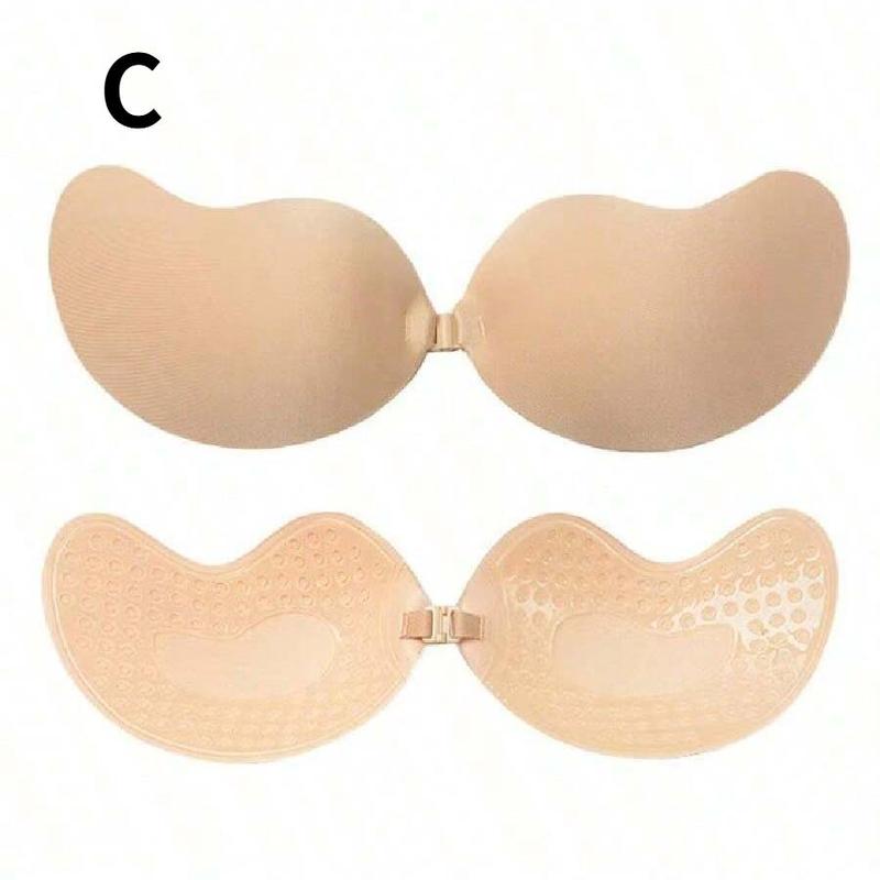 Sticky Bra Backless Adhesive Strapless Invisible Push Up Bra, Seamless Self Adhesive Silicone Lingerie for Women, Reusable Nipple Cover Accessories