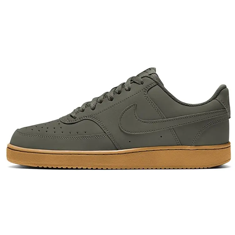 Nike Court Vision 1 Low Men's Synthetic Leather Sneakers with Non-Slip Traction, Cushioned Comfort, and Durable Outsole Verifiable, with credentials and supporting global authentication