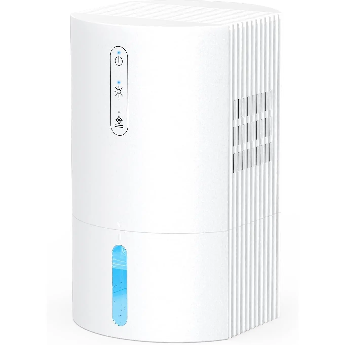 Quiet Small 35OZ Dehumidifier 25dB for Bedroom Bathroom Closet - 350 Sq.Ft, Energy Saving, Auto Defrost, Auto Shut-off, Colorful Lights, for Wardrobe Office & RV, White”Gift