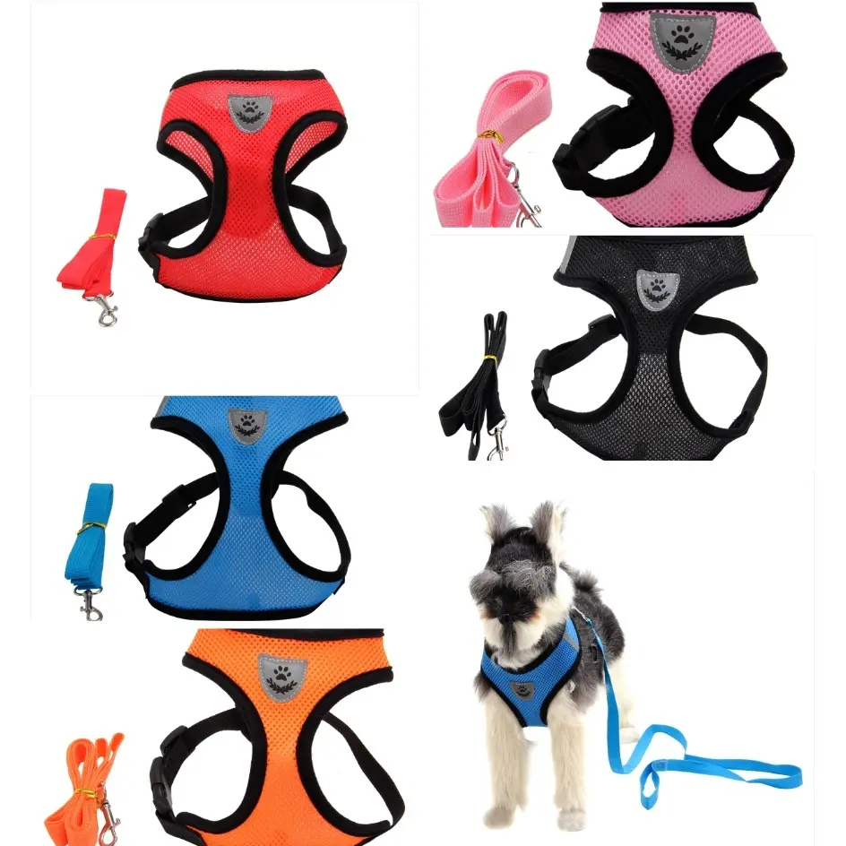 No-Pull Dog Harness – Breathable Mesh, No-Choke Comfort, Protects Trachea, Adjustable S-M, Perfect for Walks, Training, Hikes & Everyday Fun!