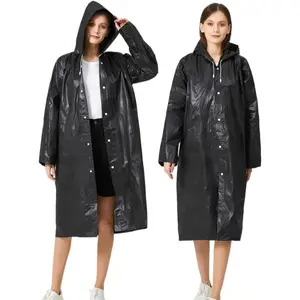 Rain Ponchos for Adults Women Men (2-5 Pack),  EVA Raincoats Jackets with  Portable  Rain Gear