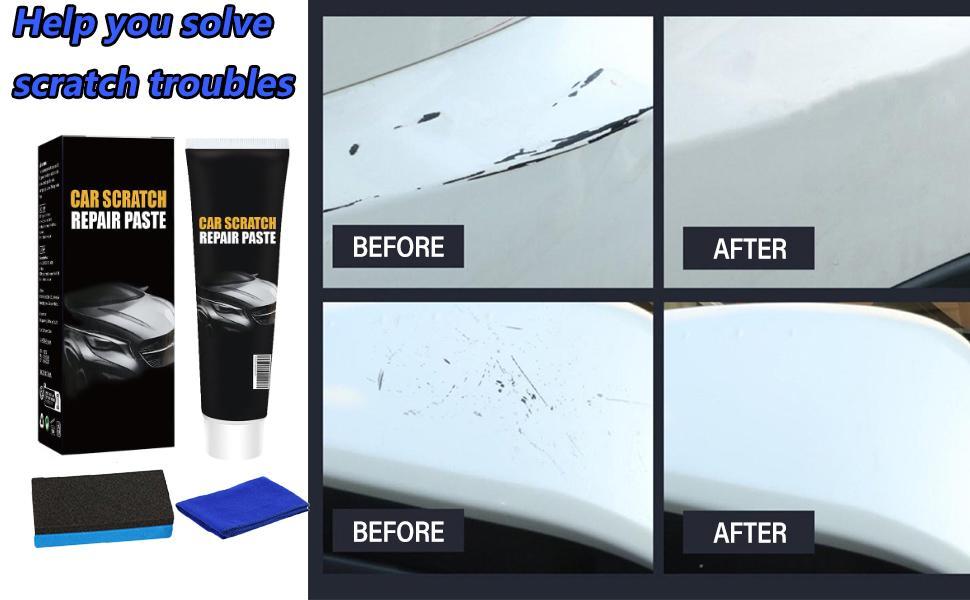 5 Seconds Car Scratch Repair Paste, Car Scratch Repair Wax,Car Scratch Remover for Vehicles, Fix Car Scratch Car Paint Repair Scratch Removal, Car Paint Scratch Repair Polishing Wax Kit