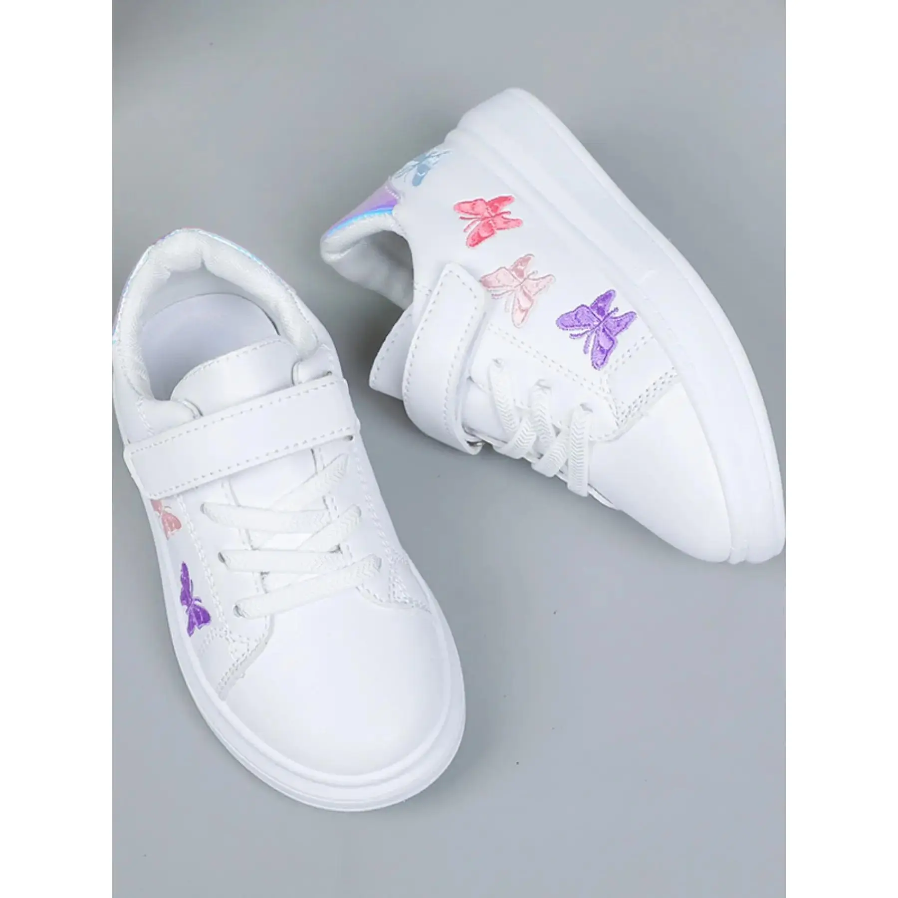 Girls' Casual Low Ankle Trainers, Fashion Daily Wear, Perfect for School and Play, Comfortable Design Student Shoes