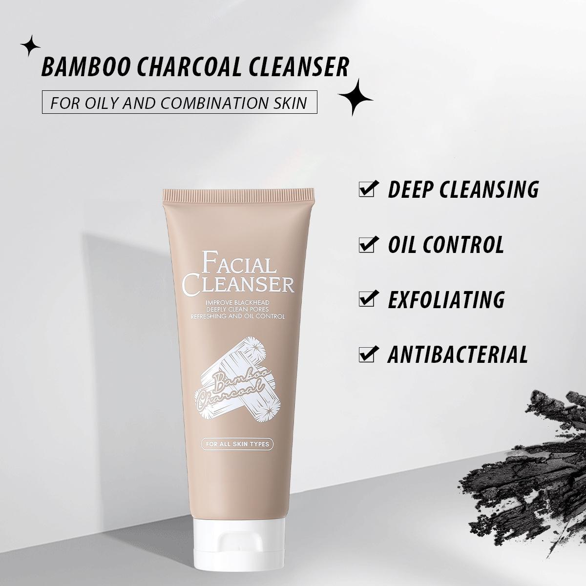 Oil-control facial cleanser cleans pores, removes oil, exfoliates, is gentle and non-irritating, and provides moisturizing hydration