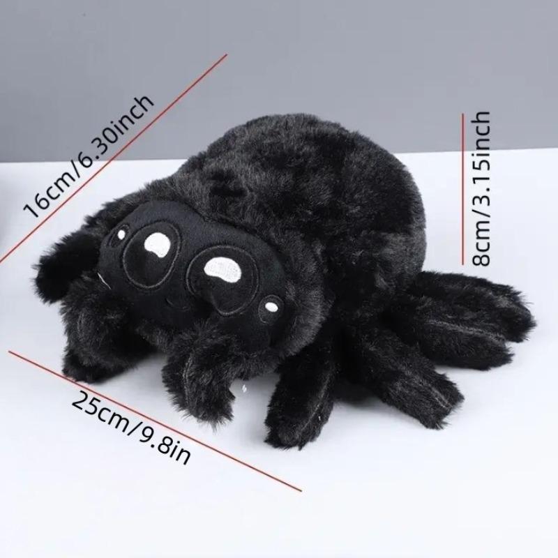 Spider Design Plush Toy, Cute Plush Spider Toy, Soft & Comfy Plush Toy, Soft Stuffed Animals, Funny Toy for Kids, Holiday Party Supplies