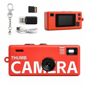 Mini Keychain Digital Camera, Portable Small Camera with Multiple Filters, Includes SD Card and Reader, Perfect Gift Choice