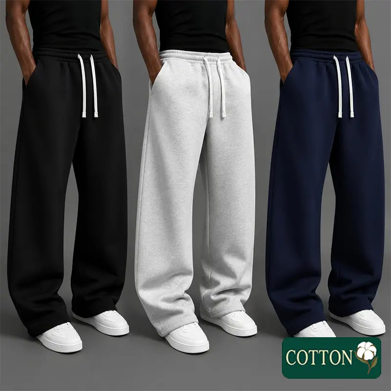 Men’s Baggy Sweatpants –  Cotton Blend Pants, Loose Fit Drawstring Joggers with Elastic Waist, Comfortable Casual Streetwear Trousers,Slim,Stretch,Chino,Bottom,Moisture-Wicking Sweatpants,lightweight,cargo,fleece,lining,,,cl,Men's ,summer,outdoor,activity