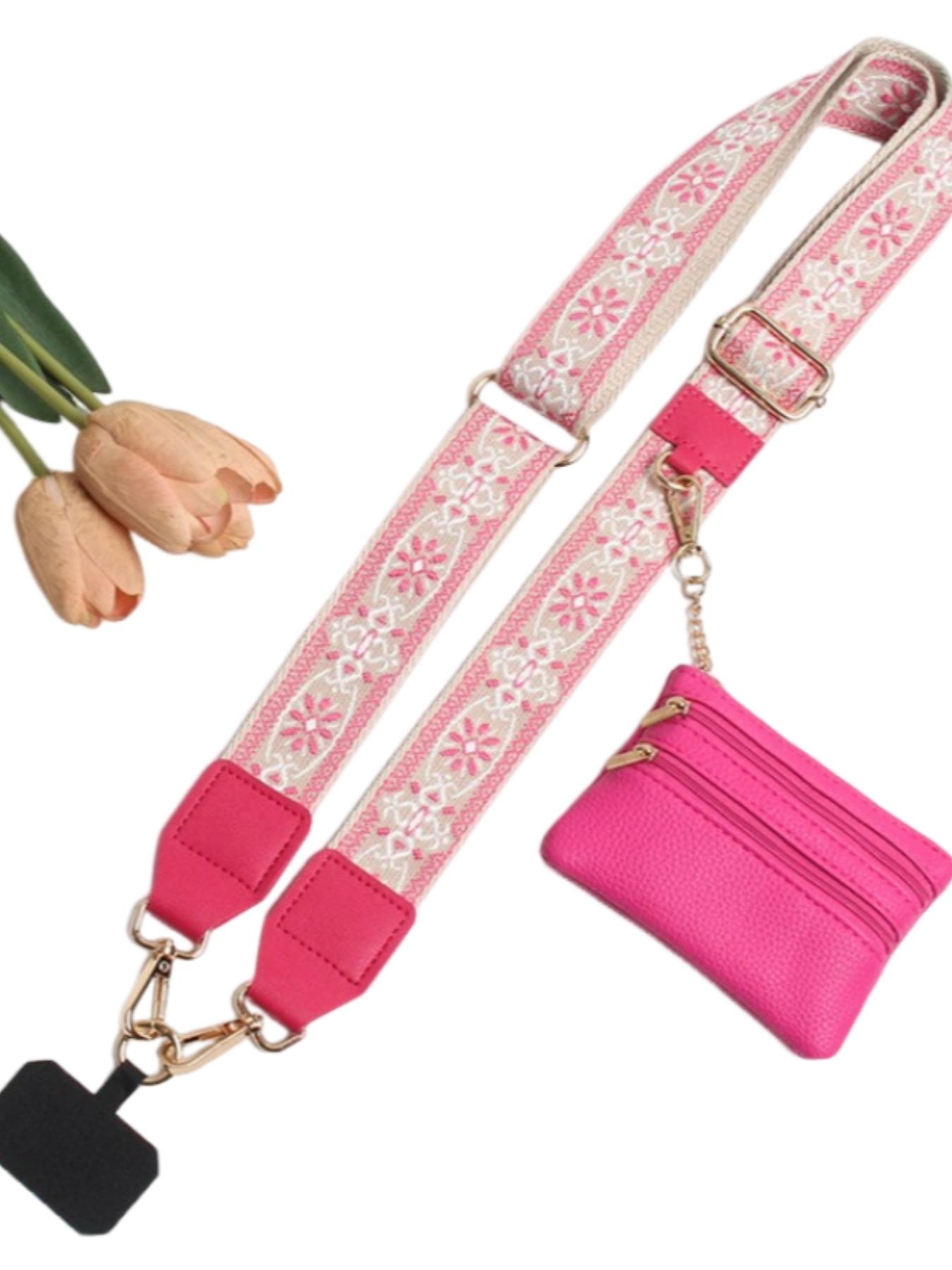 Retro ethnic pattern, adjustable, can be used as mobile phone straps, bag straps, crossbody model mobile phone straps with wallet, bag straps, zipper bags, crossbody straps with wallets, Mother's Day gifts, birthday gifts