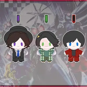 20cm Anime Rider W Philip Shotaro Hidari Kawaii Cosplay Cotton Doll DIY Dress Up Soft Plushies Toy Figures Fans Collection Gifts