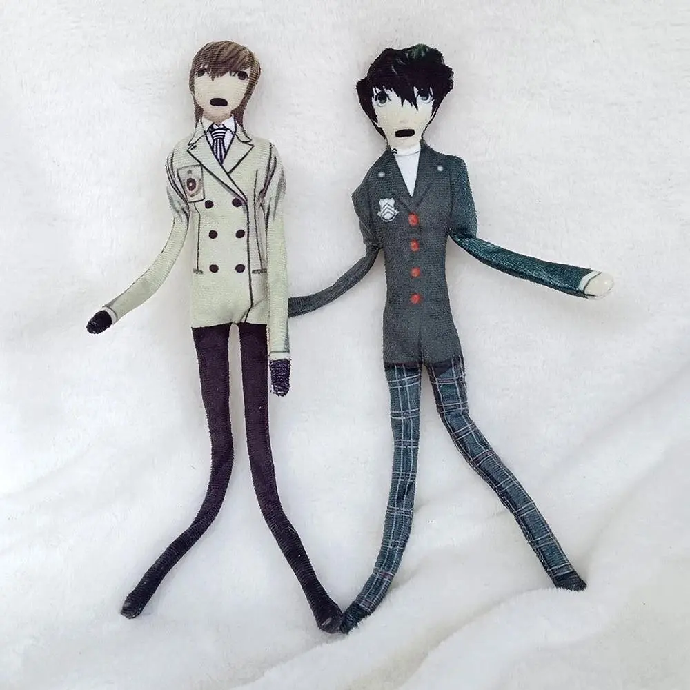 Game Amamiya Ren Ryuji Sakamoto Yusuke Kitagawa Anne Takamaki Akechi Goro Cosplay Doll Plush Stuffed Dolls Figure Props