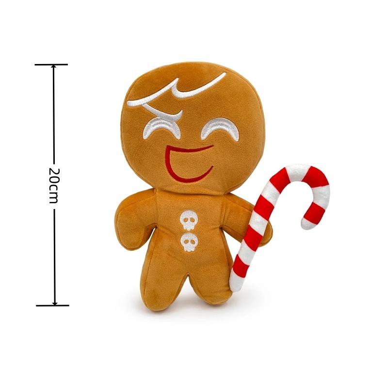 Cookie Run Kingdom Plush Toy Cute Cookie Run Kingdom Pure Vanilla Cookie Shadow Milk Cookie Plushie Doll Game Hobby Collection