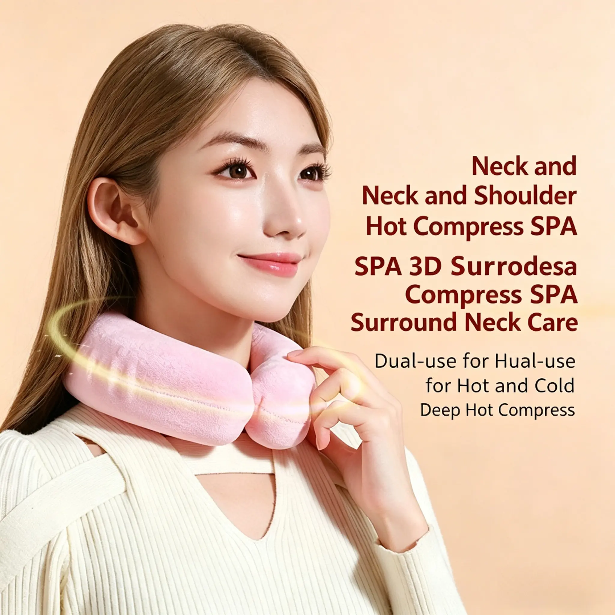 Cold and Hot Therapy Shoulder Neck Spa, Small U-Shape Hanging Water Bottle, Cervical Special U-Shape Hot Water Bag, Safe Explosion Proof