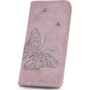RFID Wallet Women Ultra Slim Thin Womens Wallet Compact Clutch Long Ladies Wallet for Women PURPLEGift.