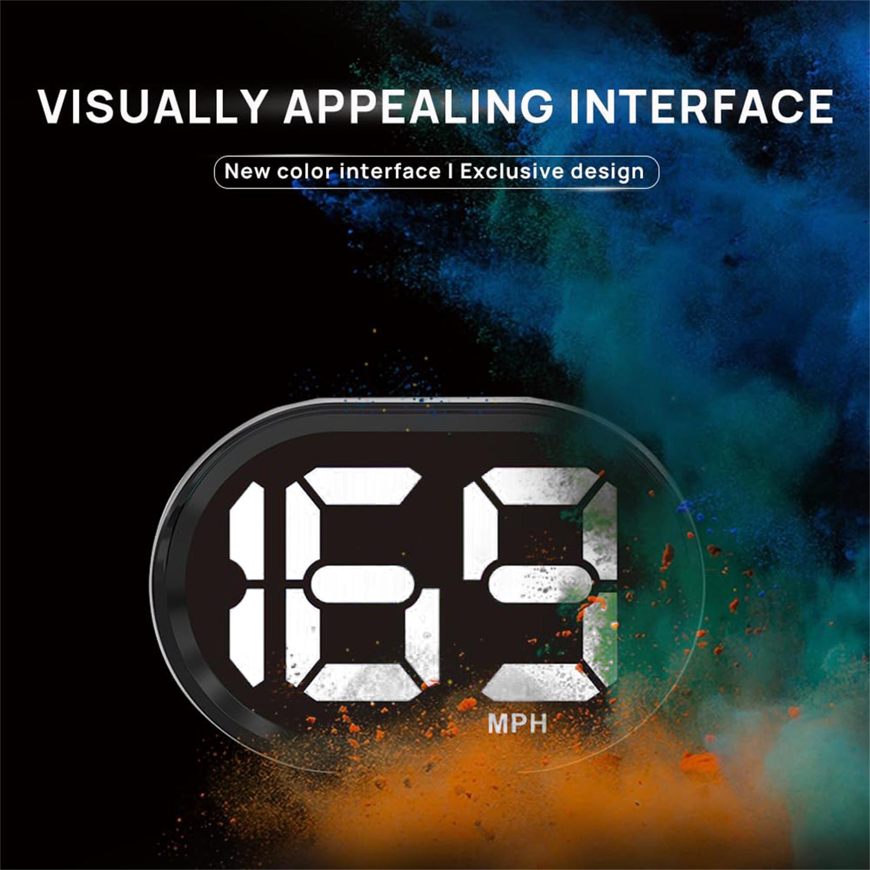 GPS Digital Speedometer for Car MPH, USB Connect Plug and Play for Car Truck Motor SUV All Vehicles