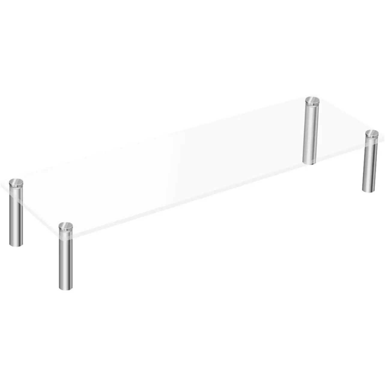 Riser, Display Stand Clear Shelf for Cupcake  Desserts Holder  Products Tabletop Use and  (Small)