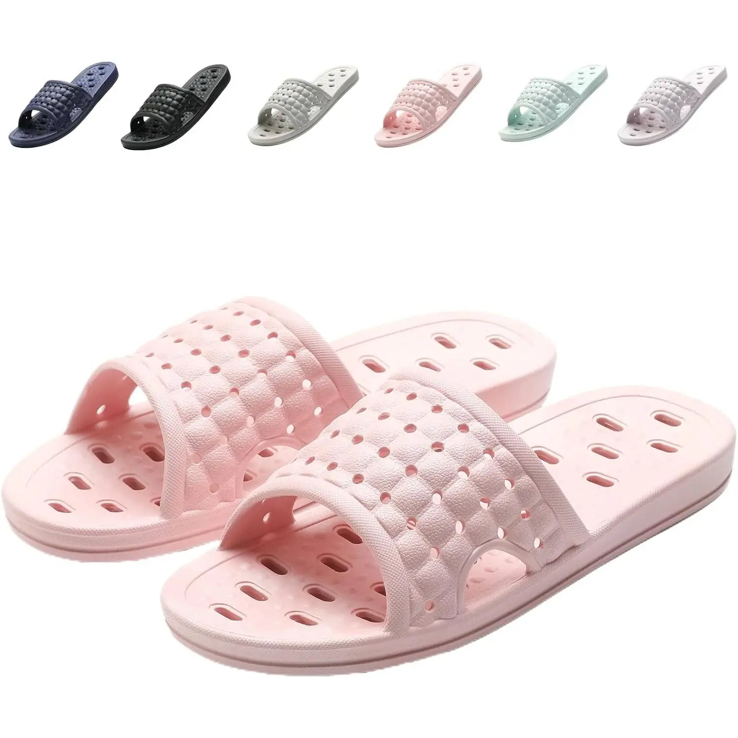 Quick Dry Shower Shoes for Men and Women - Non-Slip Dorm Slides SandalsGift