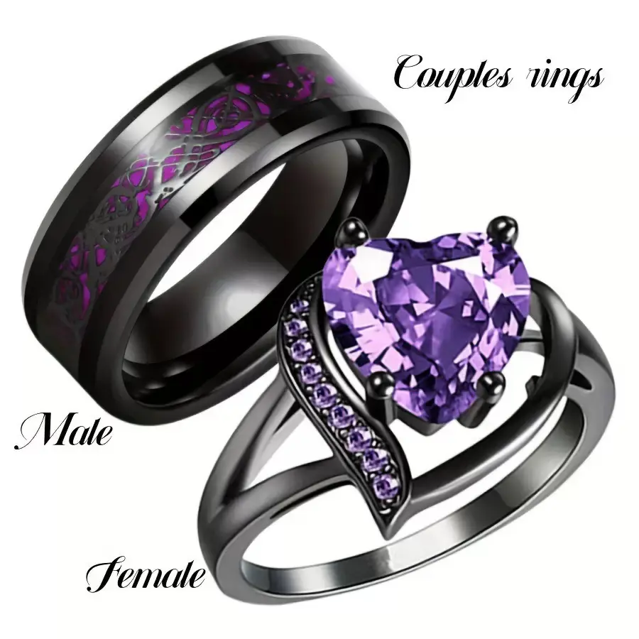 Wedding Gift Costume Jewelry Ring, Fashion Accessory for Couples