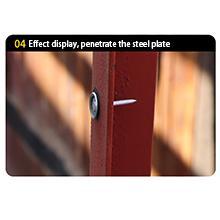 Concrete Nail Gun Kit with 50pcs Nails 5 Speed Adjustable Manual Steel Nail Gun for Red Brick & Concrete Walls Portable Impact Nailgun Metal Low Noise Household Decor