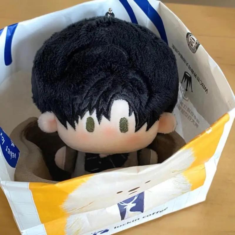 Game Love and Deepspace Li Shen Cosplay Keychain Kawaii Plush Figure Doll Keyring Key Chain Bag Accessories Prop Fans Gift