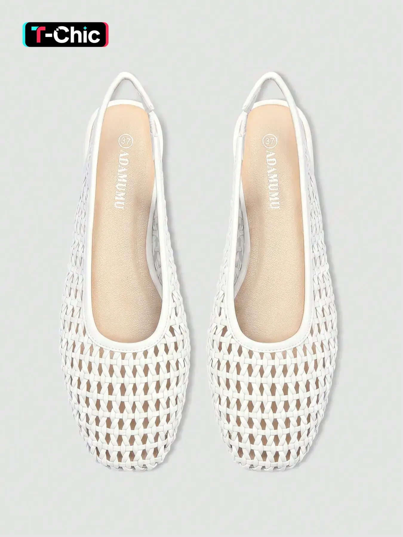 Women's PU Leather Weave Back-Strap, French Elegant Office & Date Shoes, Comfortable Stylish Footwear for Daily Summer Wear, Classy Sandals