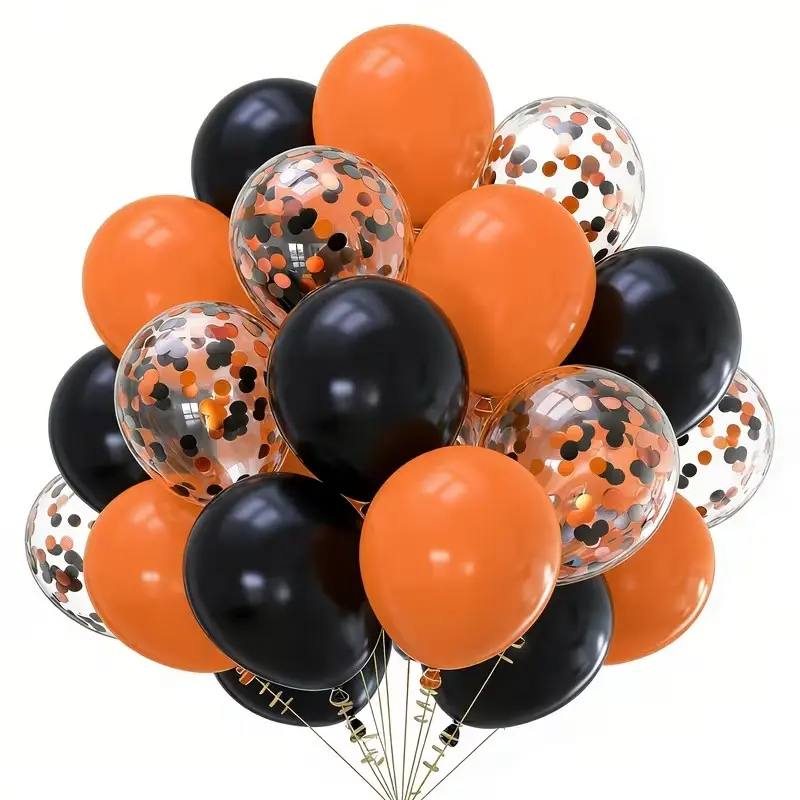 30 Balloons Decor, Glitter Latex Balloons, Perfect for Birthday Party, Wedding, Halloween, Anniversary, Singles Day, Holiday Decoration