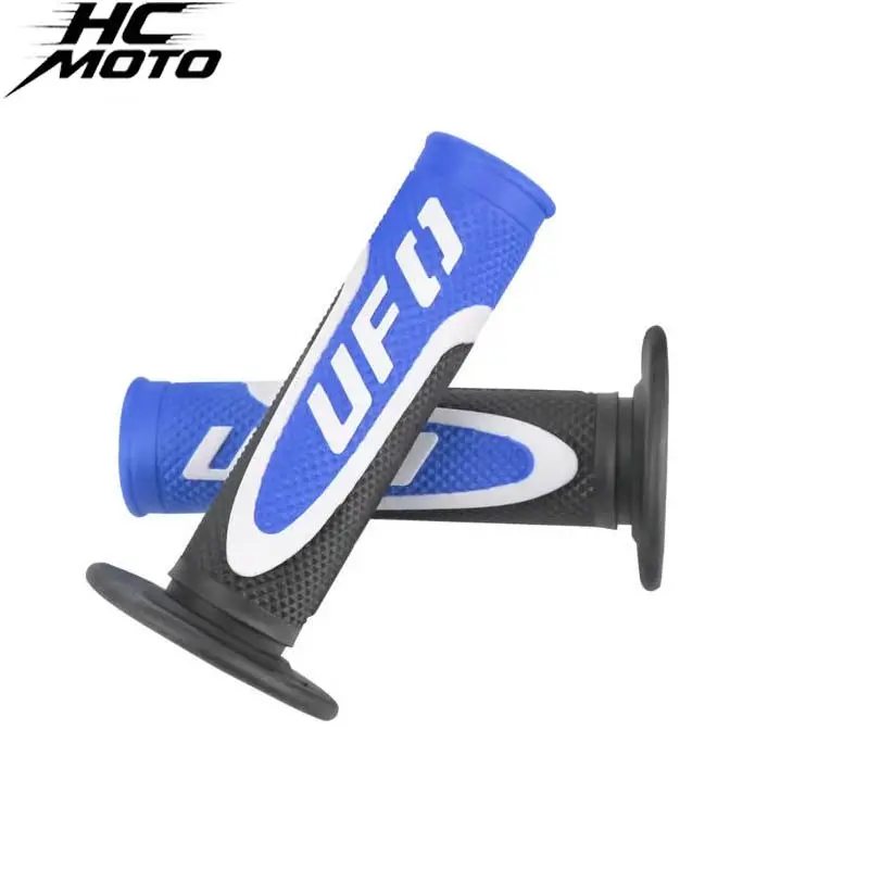 Universal Ufo Colorful Tpr Grips for Offroad Motorcycle, Durable Rubber Material, Adjustable Design, Replacement Parts for Motorcycles