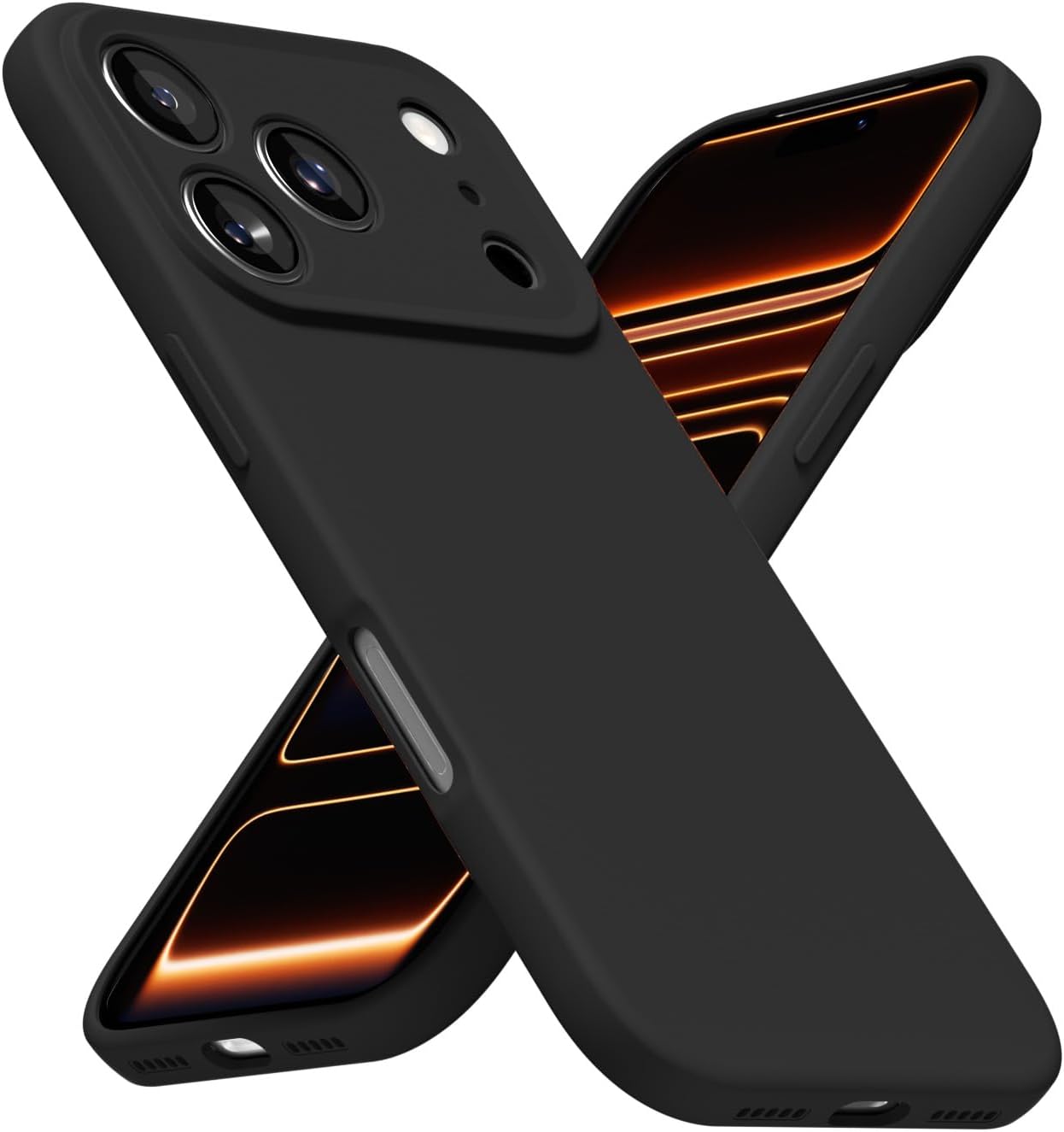 DarlingCase Liquid Silicone iPhone 17 Pro Max Case, Compatible with iPhone 11 12 13 14 15 16 17 Series (Pro / Pro Max / Plus), Solid Color Shockproof Cover with Precise Cutouts and Responsive Buttons – Smooth Feel, Clean Look, Ready to Roll