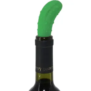 Cucumber Shape   Bottle Stopper Resealable and Resealable