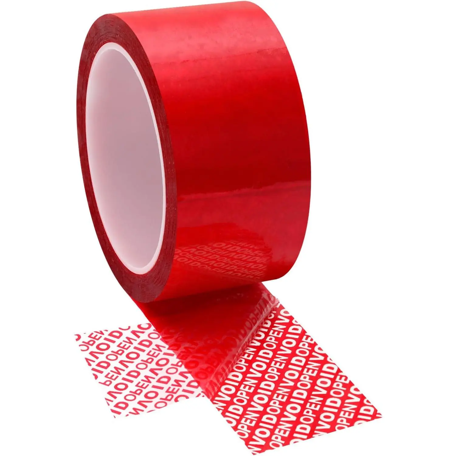 Tamper Tape Red Tamper Evident  Seals Tape, Transfer Tamper Proof  Void Tapes (Red, 1.88 inch x 55 Yards)