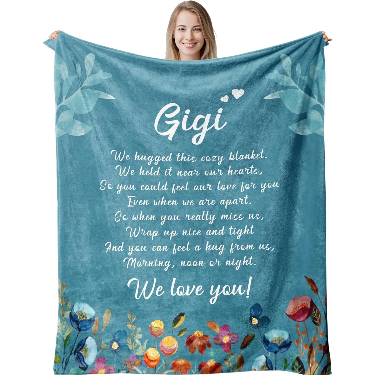 Ever Gifts,  Birthday Gifts for Grandma from Grandkids, Granny Gifts, Grandmother  Throw Blanket 60”x50”