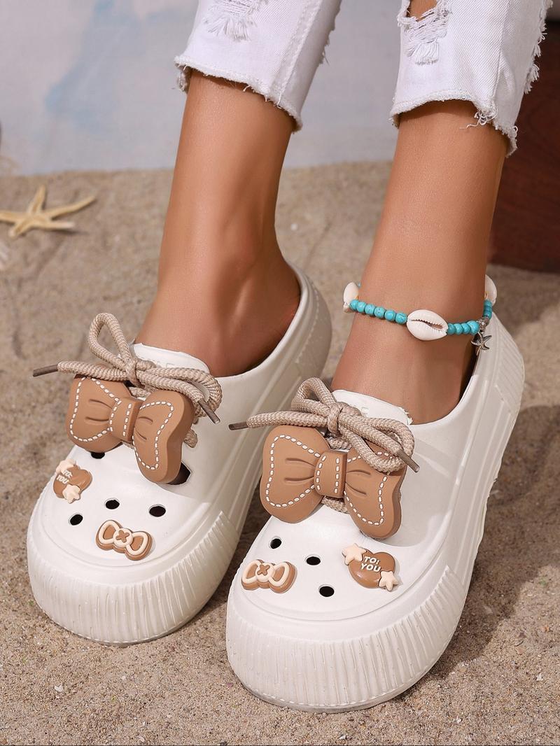 Women's Cute Cartoon Slides, Casual Soft Comfortable Home Slippers, Non-slip Slippers for Indoor & Outdoor Wear, Walking Shoes, Soft Sole Slippers