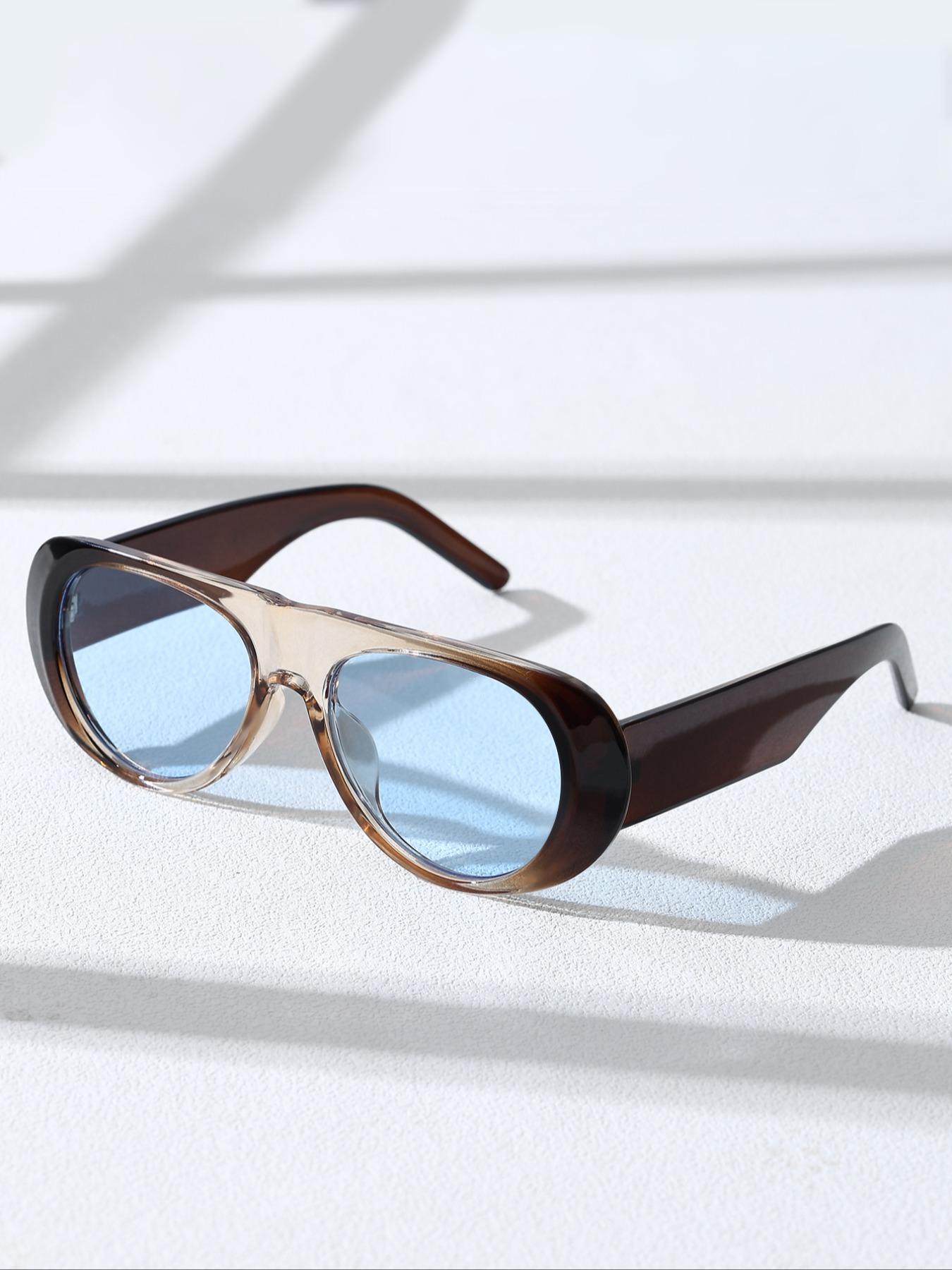 Unisex Vintage Style Sunglasses, Classic Shades, Summer Trendy Casual Sunglasses for Everyday Use, Fashion Sunglasses for Outdoor Activities